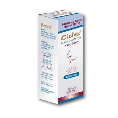 Nasal Spray Ciclex 50mcg/spray (120 metered )